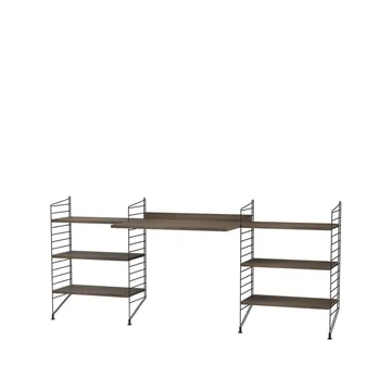 String living room walnut & black- Combination D - String