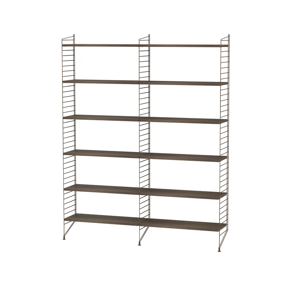 String living room walnut & brown - Combination A String