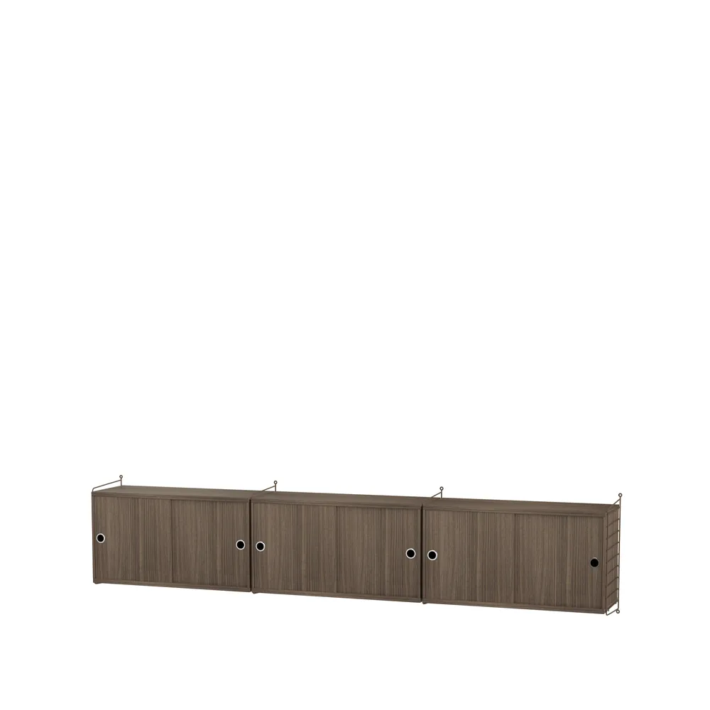 String living room walnut & brown - Combination D,  String