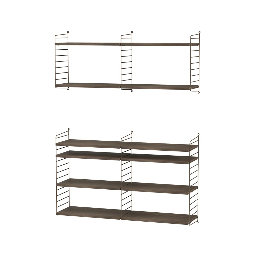 String living room walnut & brown - Combination N String