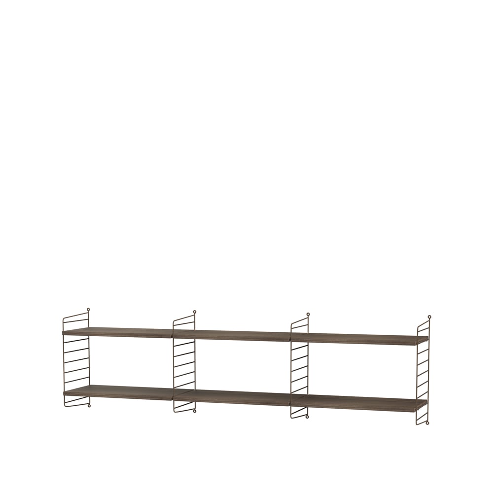 String living room walnut & brown - Combination O | Scandinavian Design | Brown