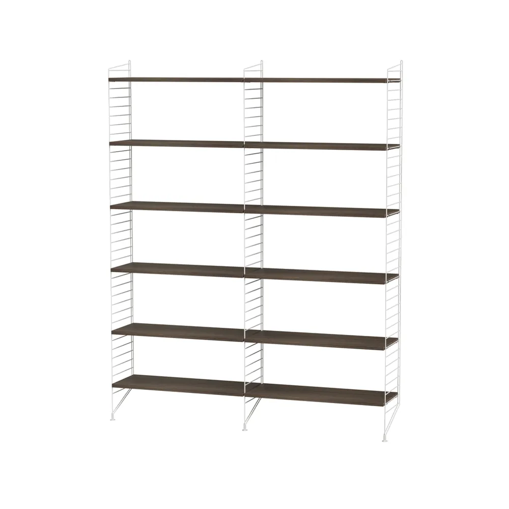 String living room walnut & white - Combination A String