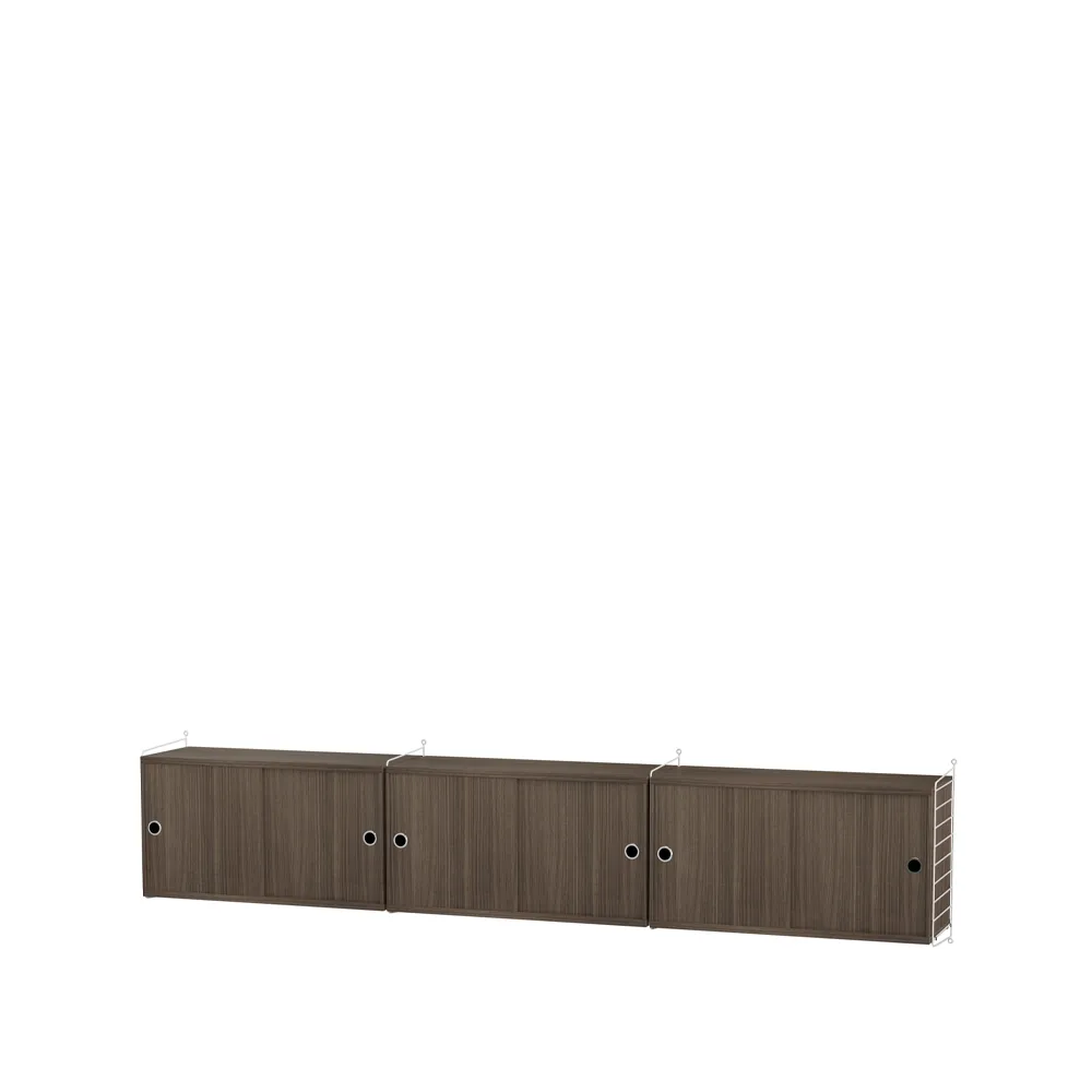 String living room walnut & white - Combination D,  String
