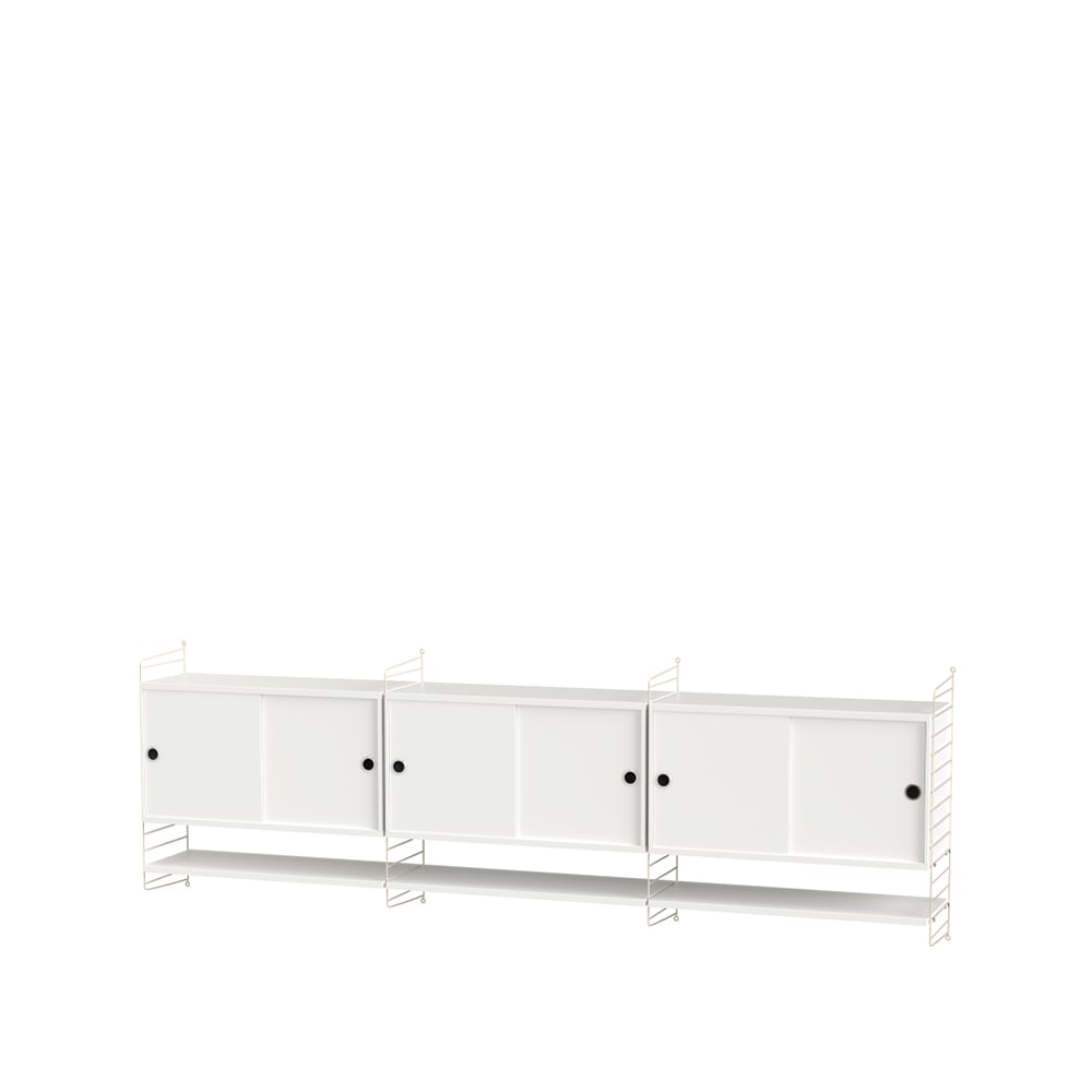 String living room white & beige - Combination E | Scandinavian Design | White