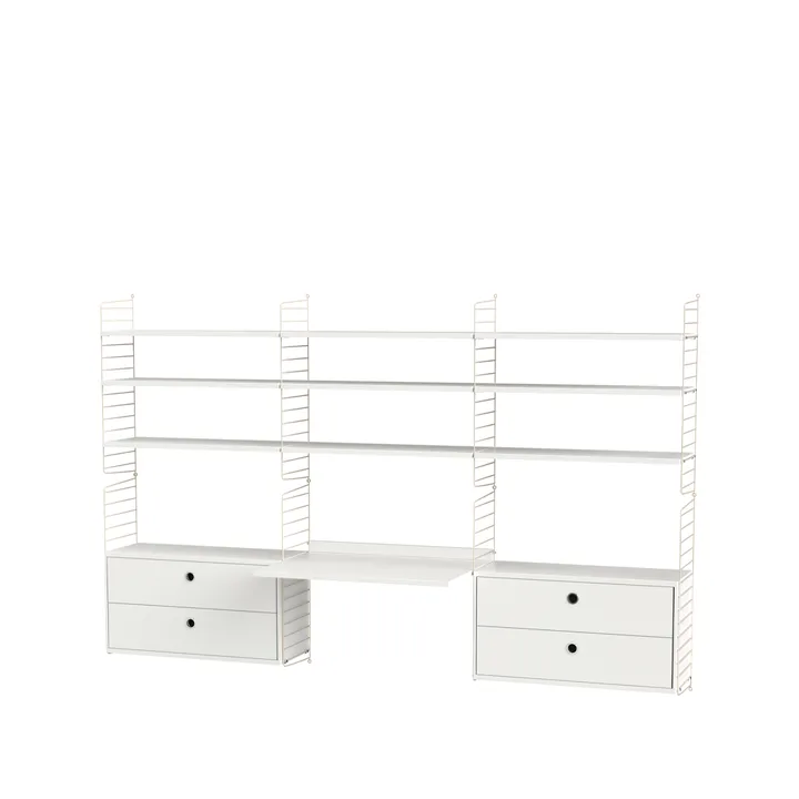 String living room white & beige - Combination F - String