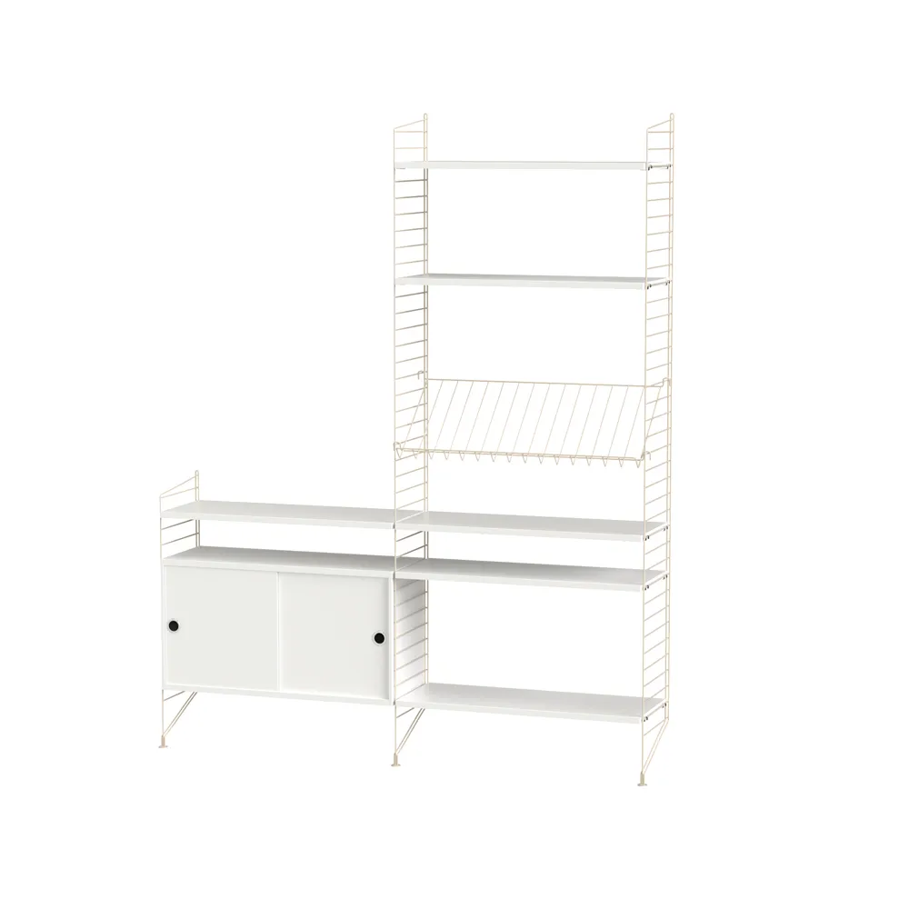 String living room white & beige - Combination K String