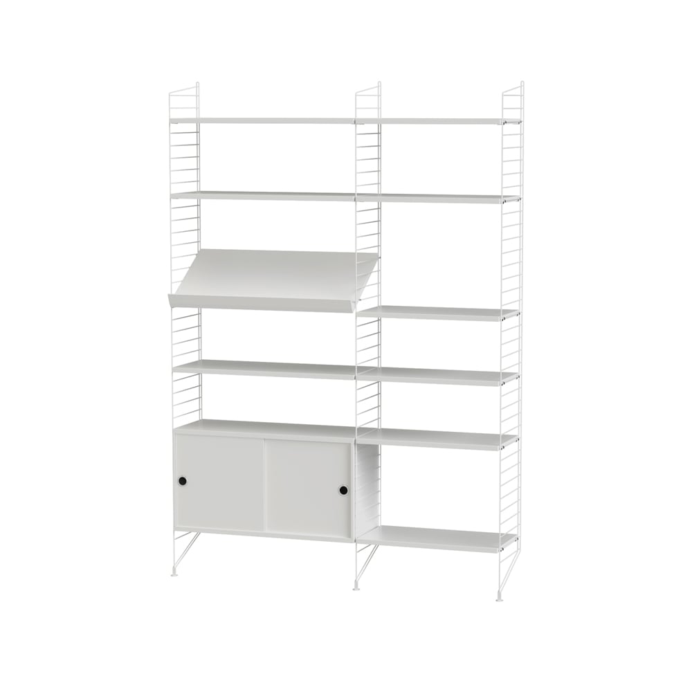 String living room white - Combination H | Scandinavian Design | White