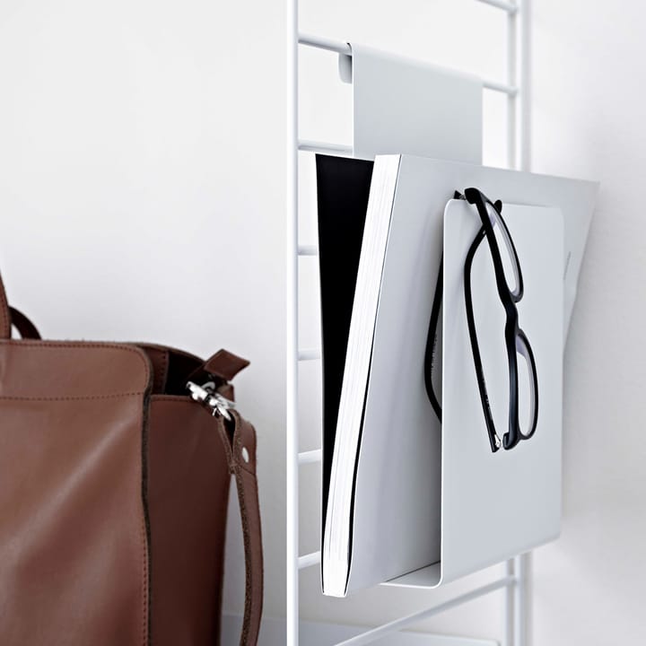 String magazine holder 17x27 cm, Grey String