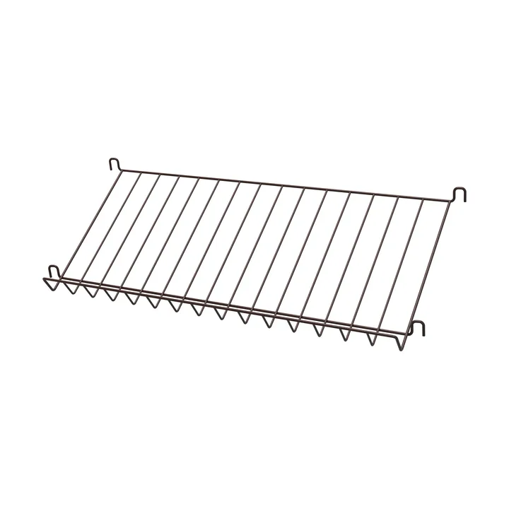 String magazine shelf wire - Dark brown, 78x30 cm - String