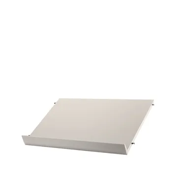 String magazine shelf wood - Beige, 58x30 cm - String