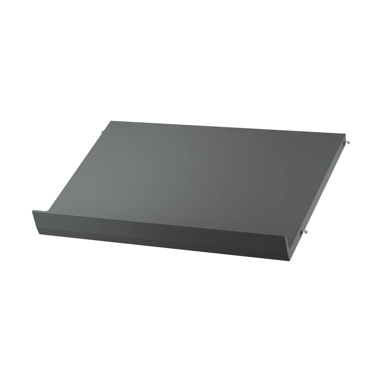 String magazine shelf wood Dark grey, 58x30 cm | Scandinavian Design | Magazine racks | Grey