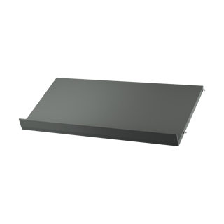 String String magazine shelf wood Dark grey, 78x30 cm
