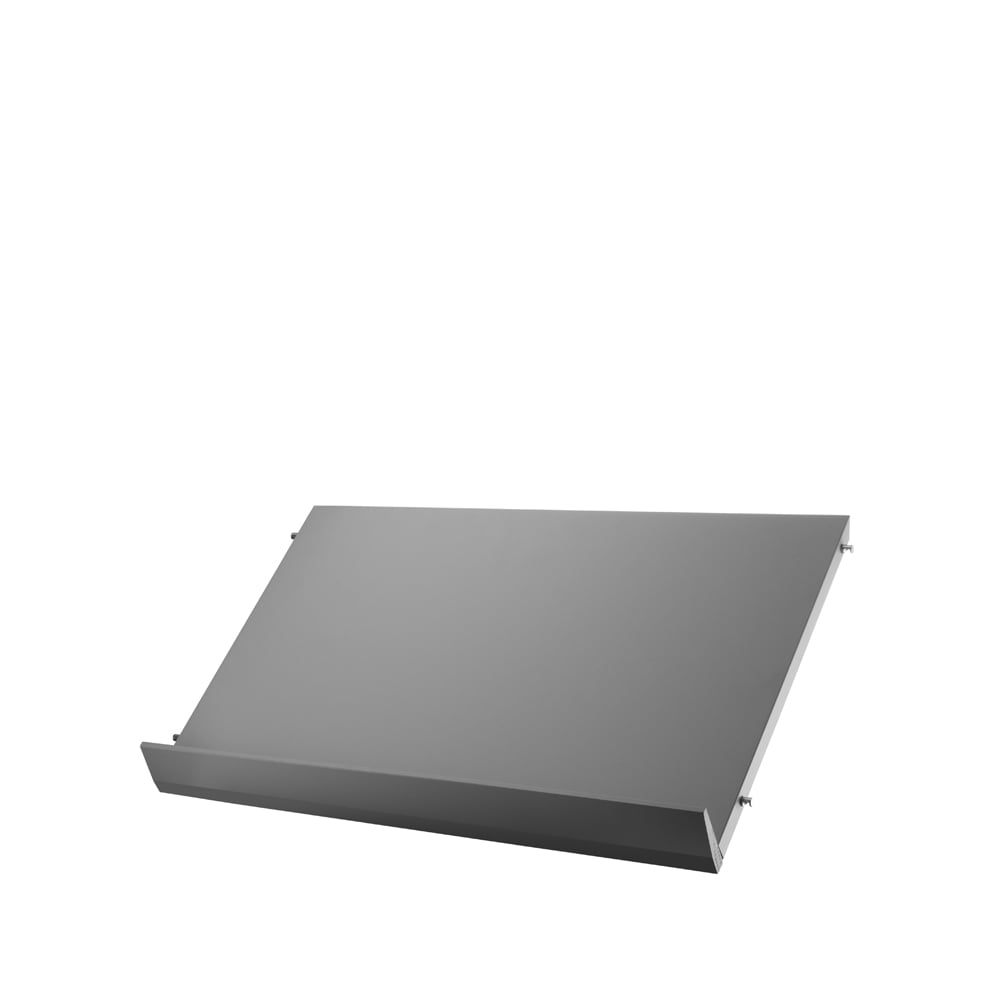 String magazine shelf wood Grey, 58x30 cm | Scandinavian Design | Magazine racks | Grey
