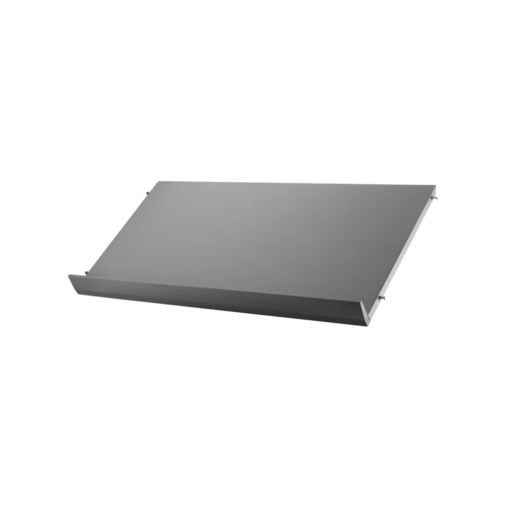 String magazine shelf wood, Grey, 78x30 cm String