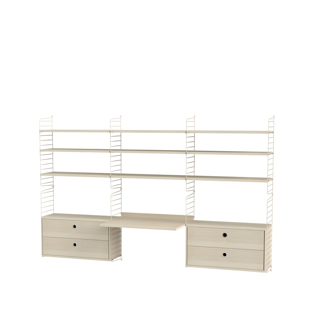 String office ash & beige - Combination F | Scandinavian Design | Beige