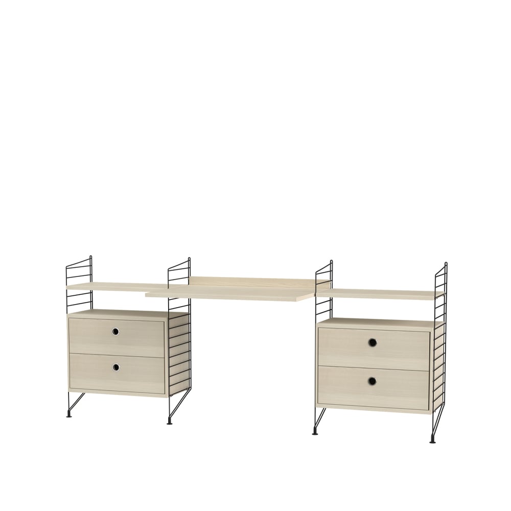 String office ash & black - Combination C | Scandinavian Design | Beige