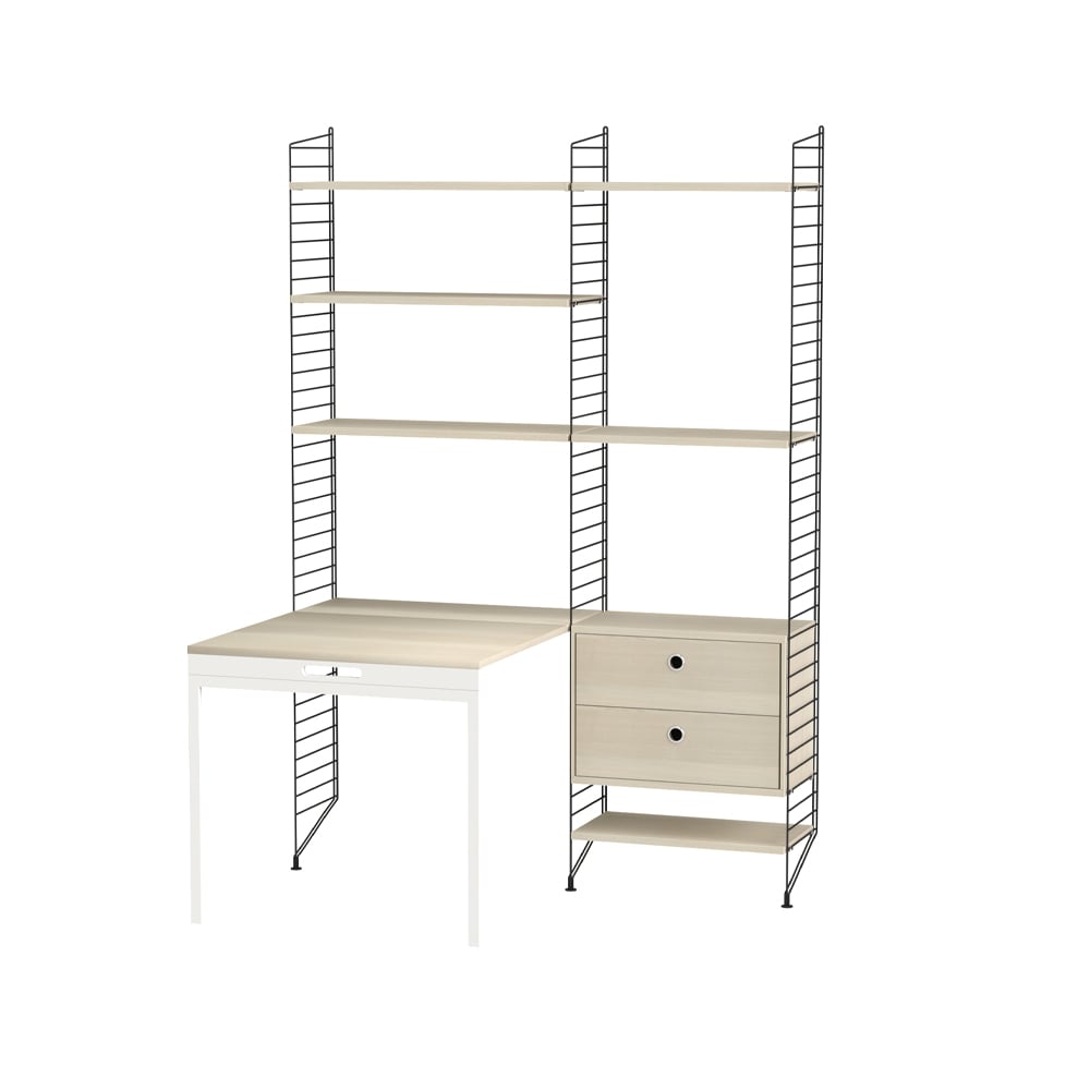 String office ash & black - Combination E | Scandinavian Design | Beige