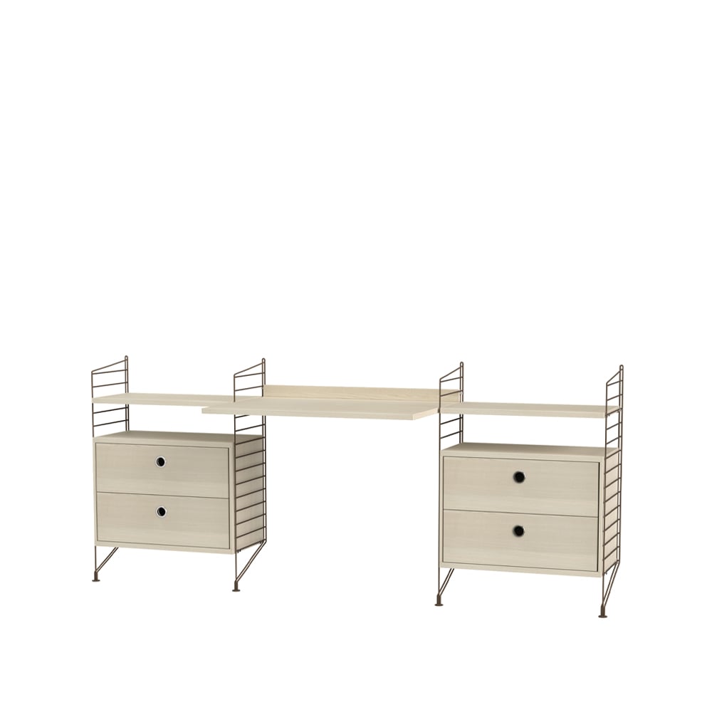 String office ash & brown - Combination C | Scandinavian Design | Beige