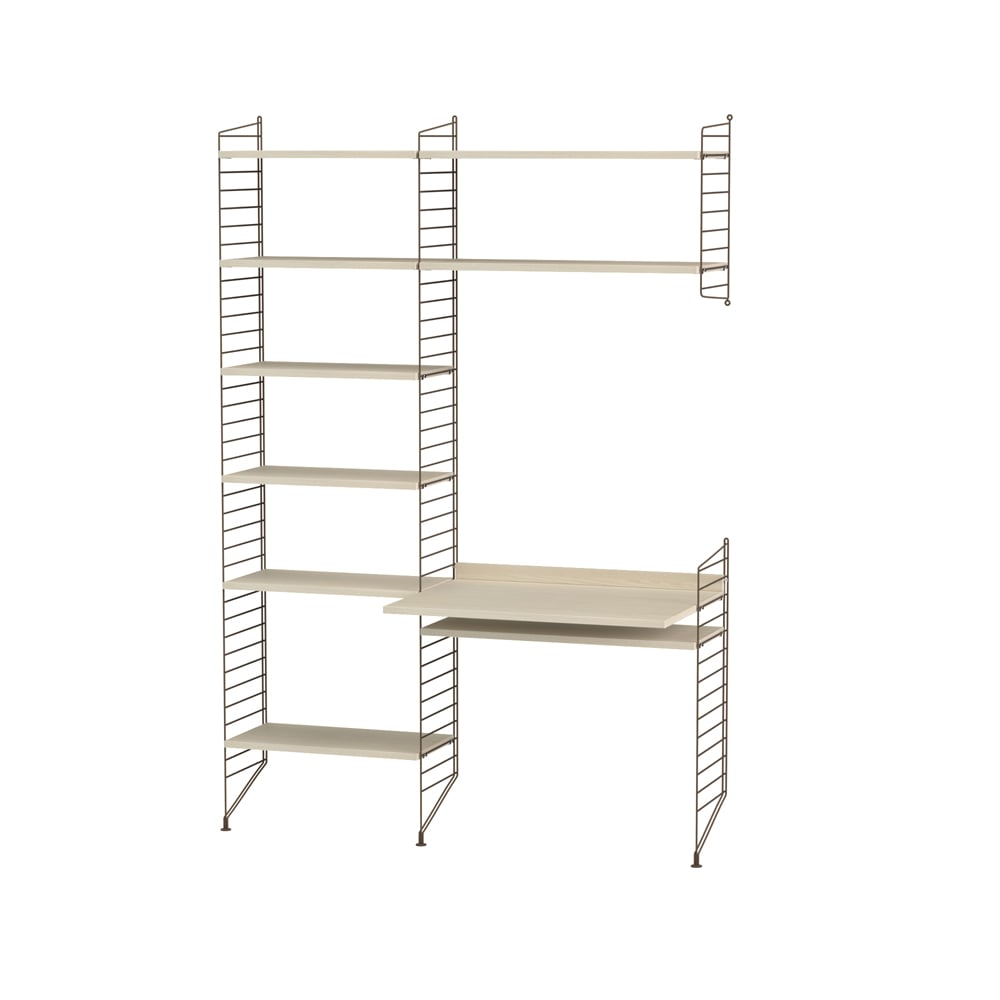 String String office ash & brown - Combination G | Scandinavian Design | Beige