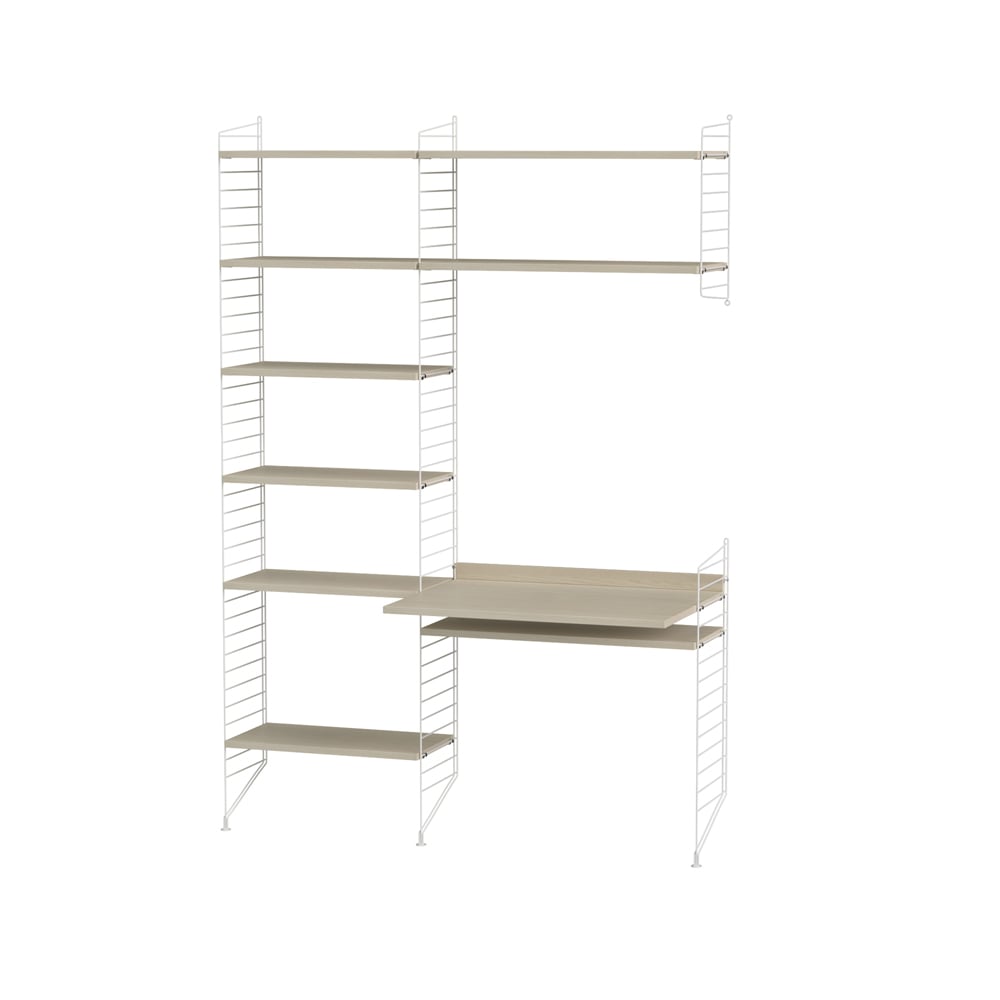 String String office ash & white - Combination G | Scandinavian Design | Beige