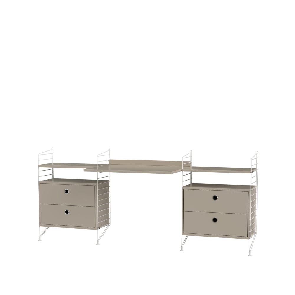 String office beige & white - Combination C | Scandinavian Design | Beige