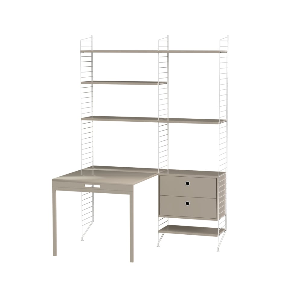String office beige & white - Combination E | Scandinavian Design | Beige