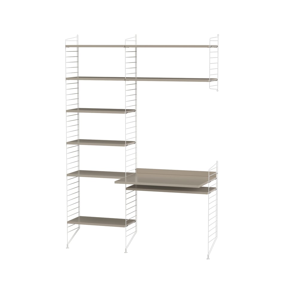 String office beige & white - Combination G | Scandinavian Design | Beige