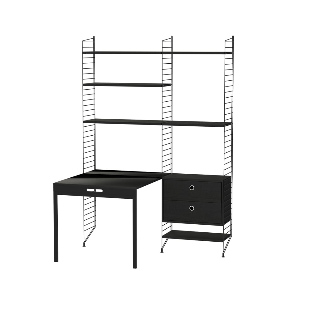 String office black - Combination E | Scandinavian Design | Black