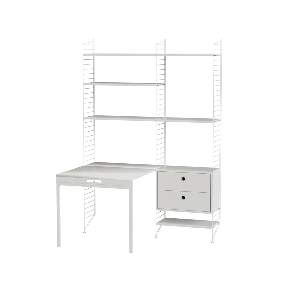 String office Combination E - white | Scandinavian Design | White