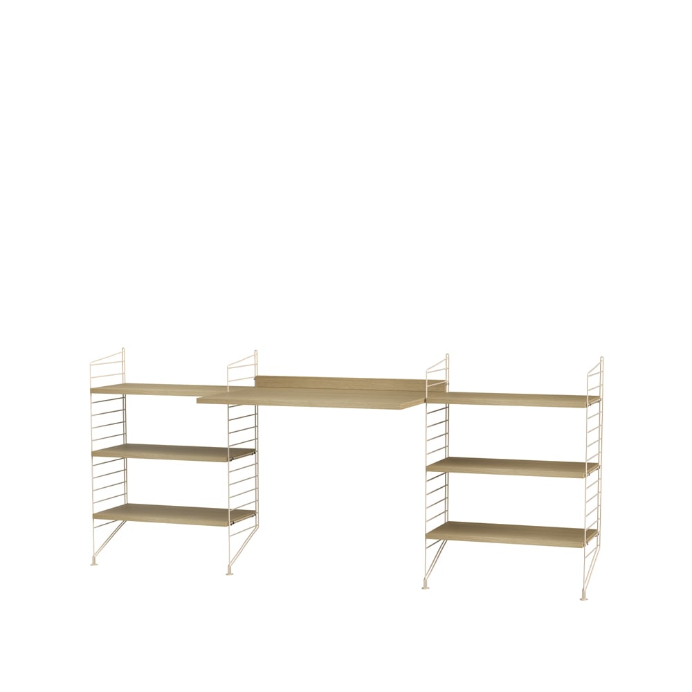 String office oak & beige - Combination D | Scandinavian Design | Beige