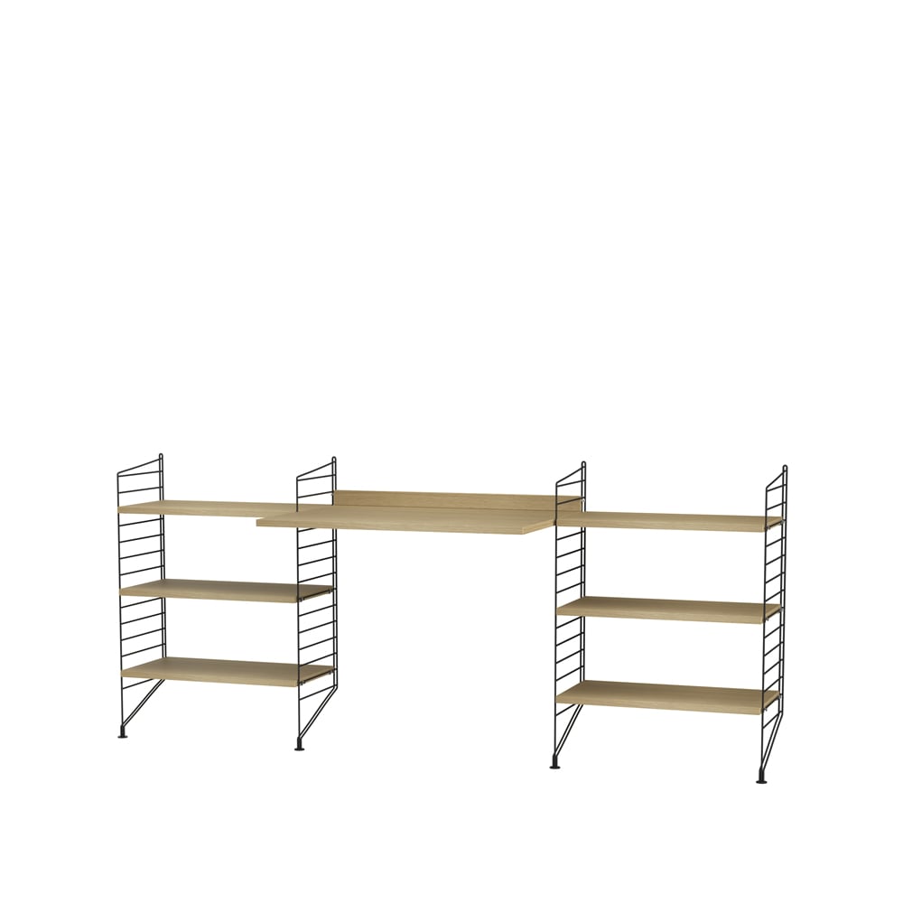 String office oak & black - Combination D | Scandinavian Design | Beige