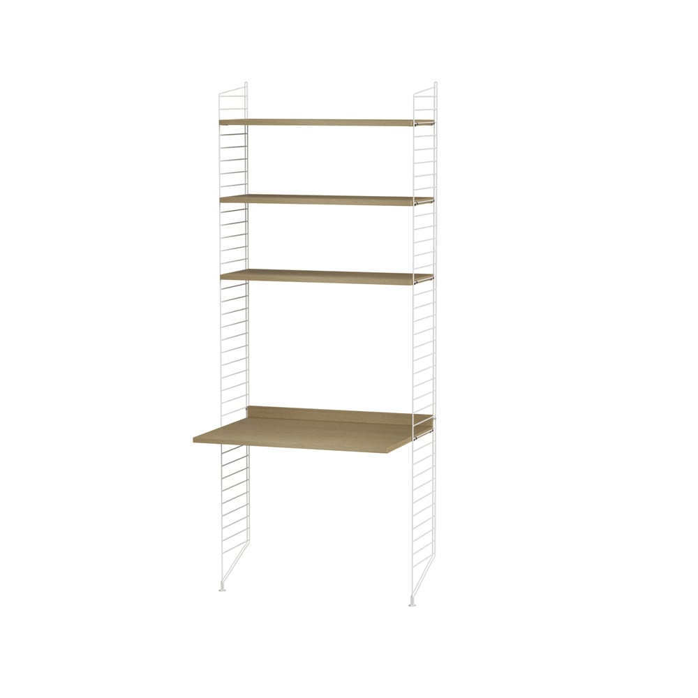 String office oak & white - Combination A | Scandinavian Design | Beige