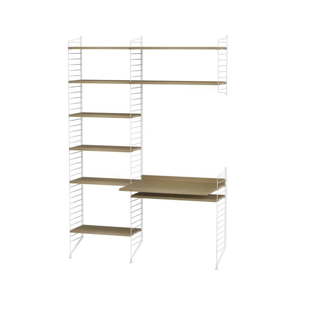 String office oak & white - Combination G | Scandinavian Design | Beige