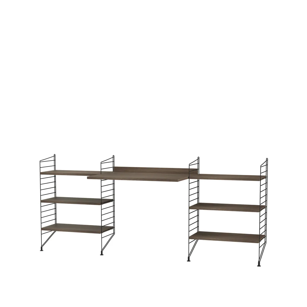 String office walnut & black - Combination D,  String