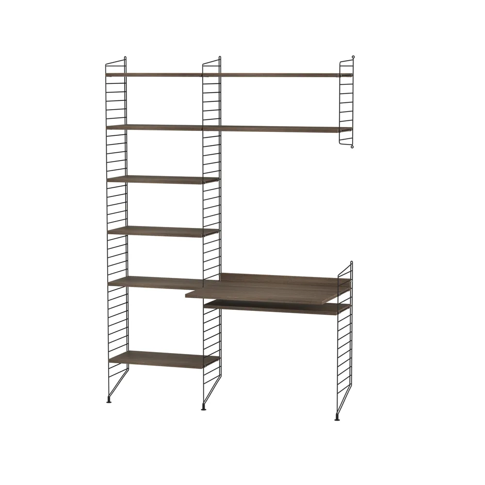 String office walnut & black - Combination G,  String