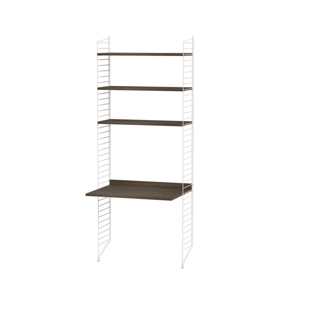 String office walnut & white - Combination A String