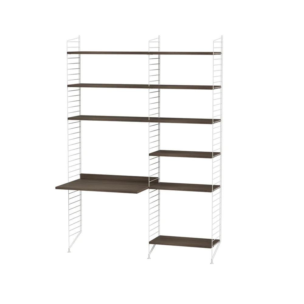 String office walnut & white - Combination B String