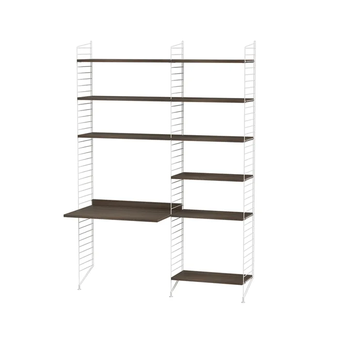 String office walnut & white - Combination B - undefined - String