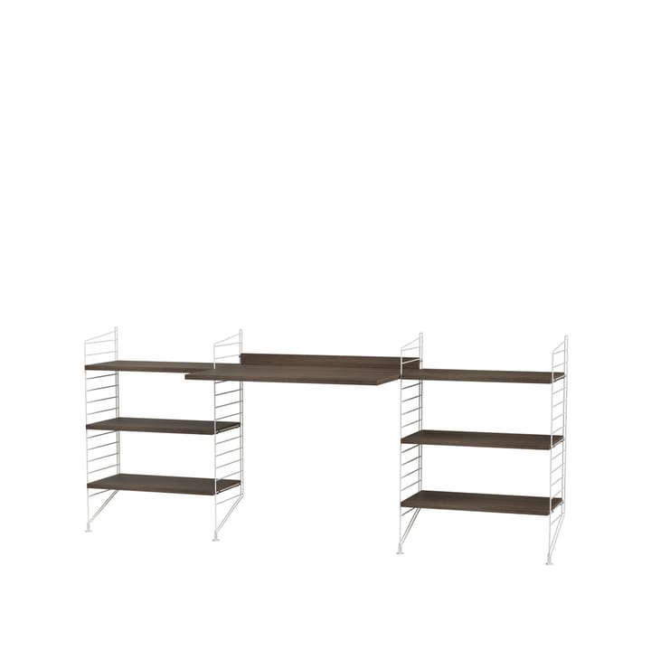 String office walnut & white - Combination D - undefined - String