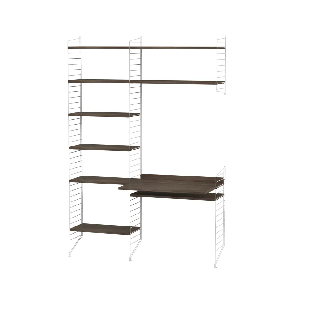 String office walnut & white - Combination G String