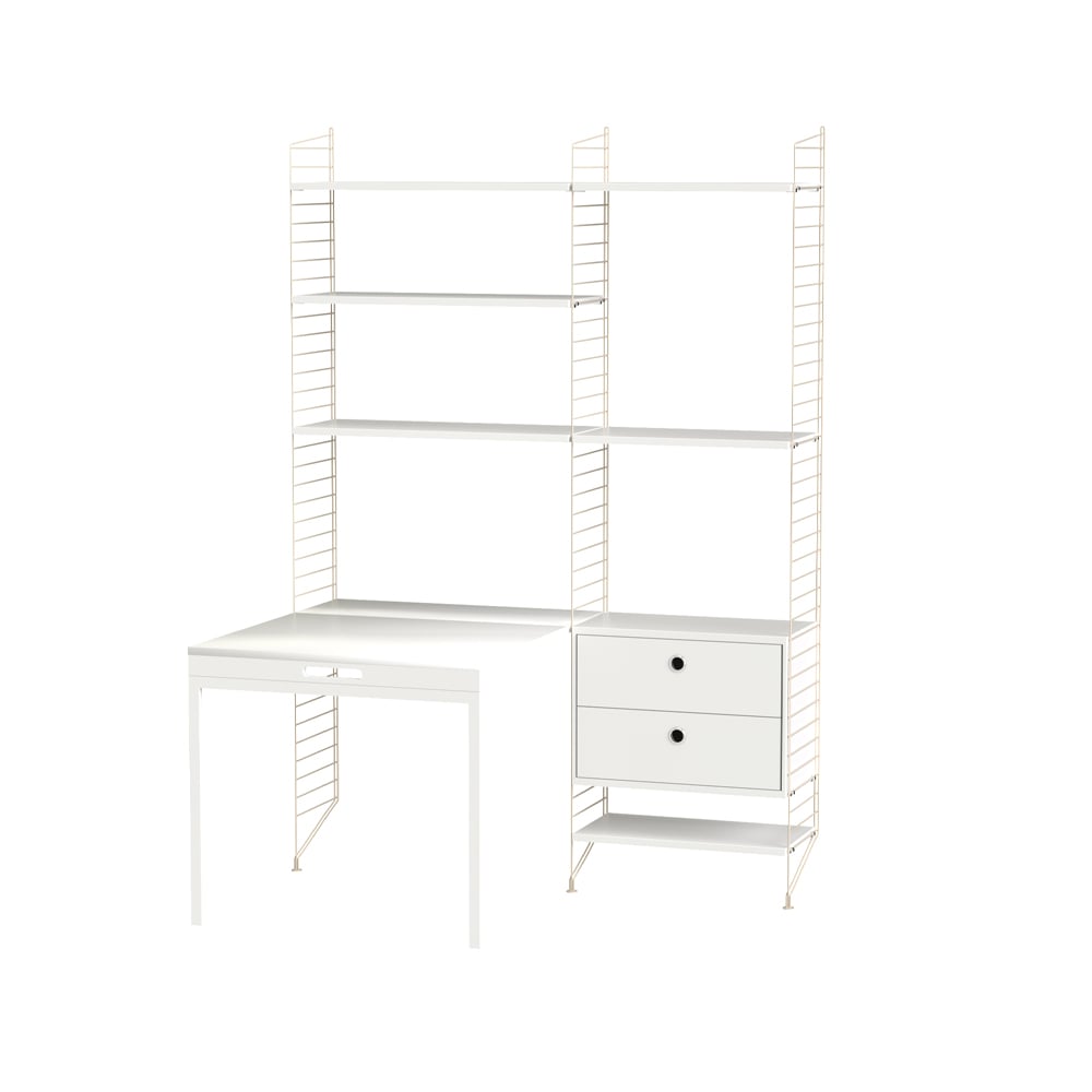 String office white & beige - Combination E | Scandinavian Design | White