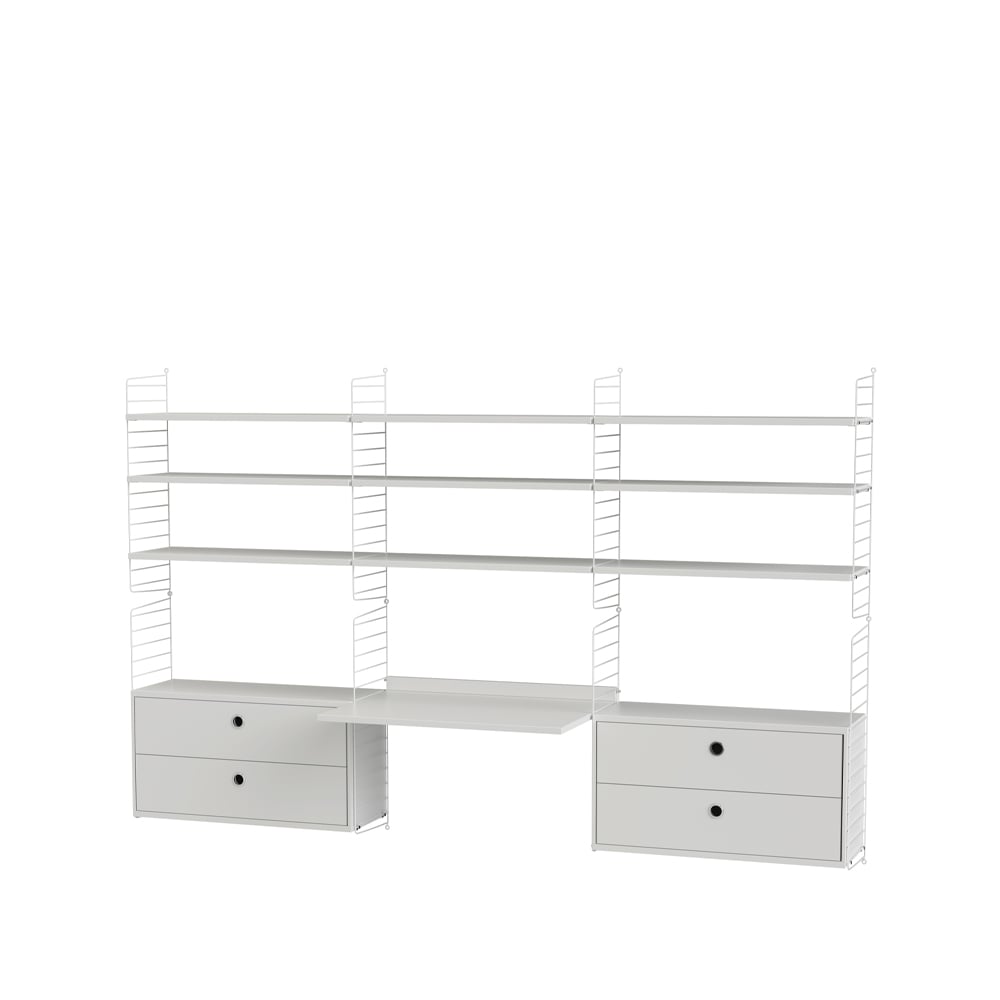 String office white - Combination F | Scandinavian Design | White