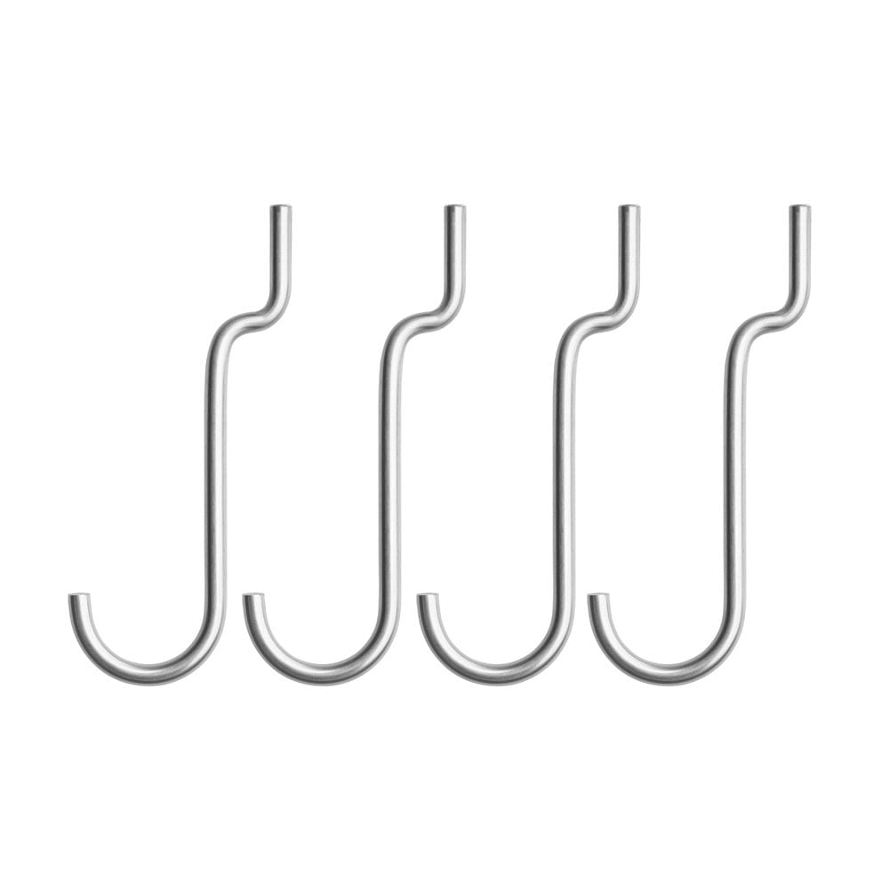 String Outdoor Free-standing hook Stainless steel, 4-pack