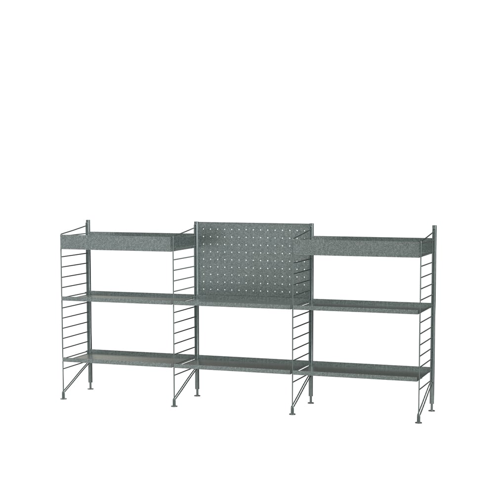 String outdoor galvanized - Combination M | Scandinavian Design | Grey