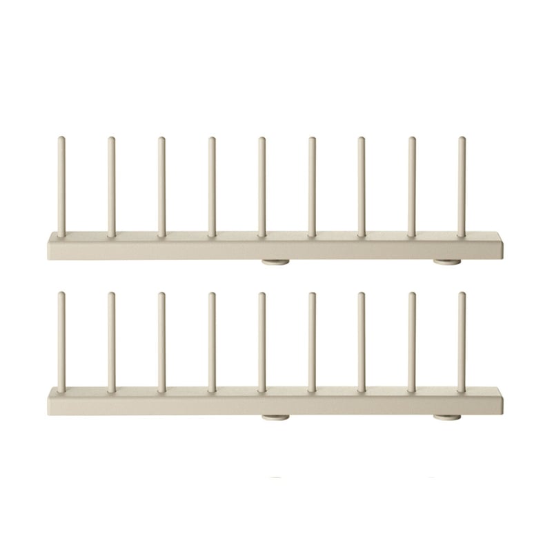 String String plate rack Beige, 30 cm, 2-pack