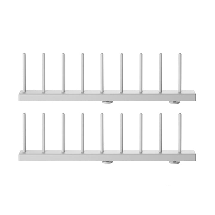 String plate rack - Grey, 30 cm, 2-pack - String