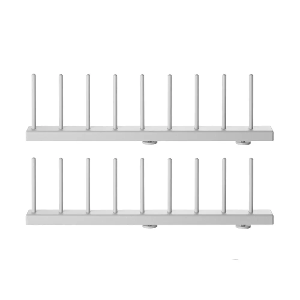 String plate rack Grey, 30 cm, 2-pack | Scandinavian Design | Dish drainers | Grey