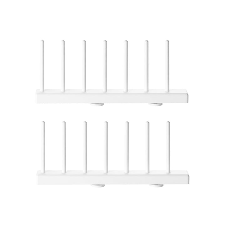 String plate rack - White, 20 cm, 2-pack - String