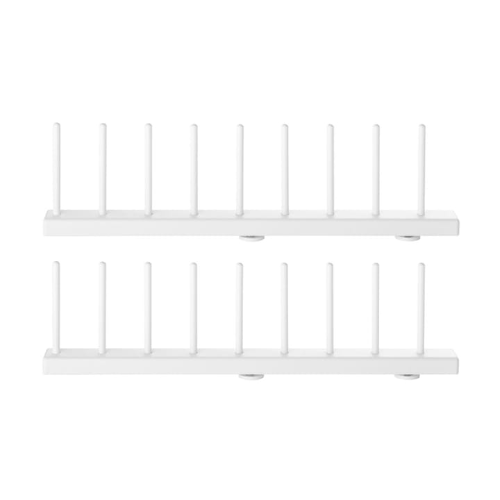 String plate rack - White, 30 cm, 2-pack - String