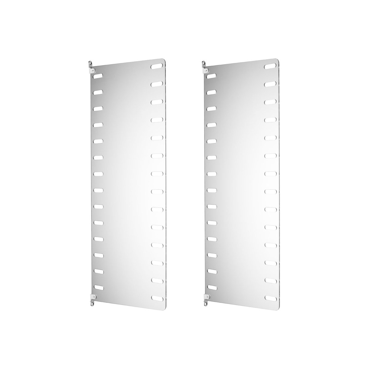 String Plex wall panel Transparent, 50x30 cm, 2-pack
